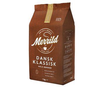 Кава ЗЕРНОва Merrild 1кг Dansk Klassisk (8000070031852) 00-00008341 фото