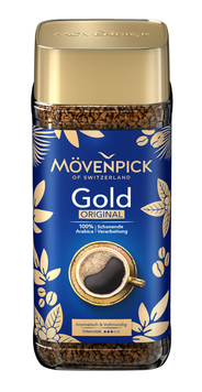 Кава Розчинна Movenpick 200г Gold Original (4006581018119) 00-00002813 фото