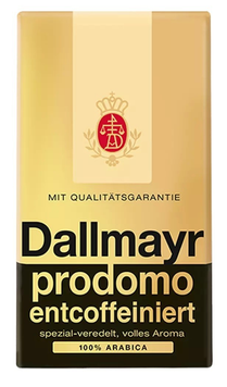 Кава мелена Dallmayr 500г Entcoffeiniert Prodomo (без кофеїну) (4008167113713) 00-00002538 фото