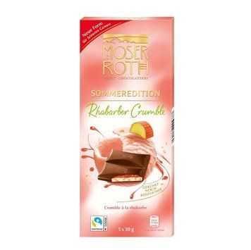 Шоколад Moser Roth 150г Passionsfrucht (Маракуйя) \ Rhabarber Crumble (Ревінь) 00-00009553 фото