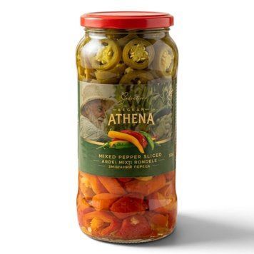Перець Атена Халапеньо 280г Мікс різаний (6224010543478) 00-00011051 фото