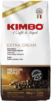 Кава ЗЕРНОва KIMBO 1кг Extra Cream (уп/6шт) ЦБ-00000807 фото
