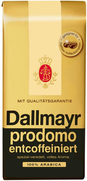 Кава ЗЕРНОва Dallmayr 500г Entcoffeiniert (без кофеїну) (4008167112235) 00-00002550 фото
