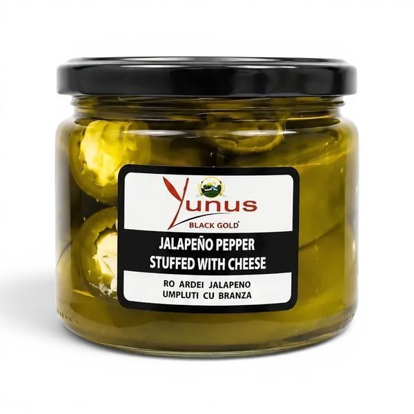 Перець фарширований Yunus 290г Халапеньо з Сиром (8680395187573) (12) ЦБ-00001655 фото