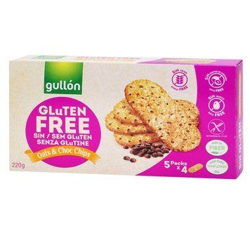Печиво Gullon Sin Gluten Desayuno 220г Oats&Choc Chips (б\глютену) (8410376061772) (8) ЦБ-00001910 фото