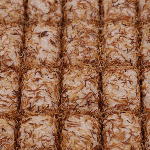 Халва (Квадрат) 5кг КАДАЇФ -Kadayifli (Baklava Dilim) Tepsi Helva 00-00005169 фото
