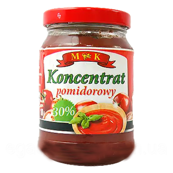 Томатна паста МК 180г Концентрат (5903111315856) (12) 00-00006987 фото