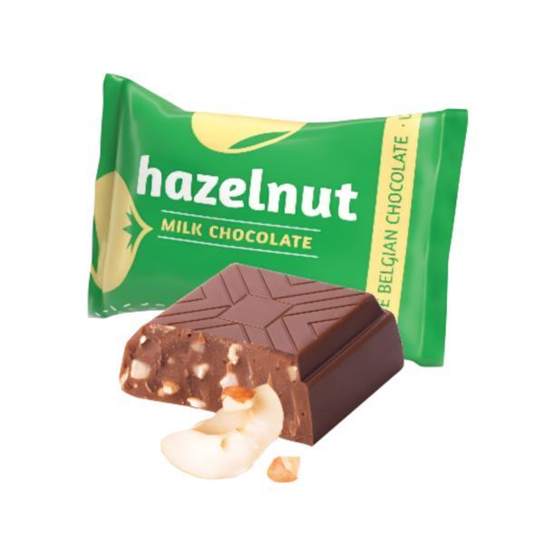 Цукерки Cachet 185г Minis Green (Milk chocolates with hazelnut) \12133 (ящ/12шт) 00-00003077 фото