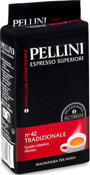Кава мелена PELLINI ж\б 250г Top Lattina Arabica100% 00-00002469 фото