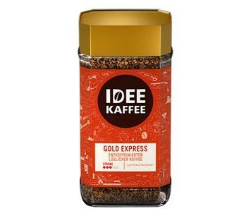 Кава Розчинна IDEE 200г Gold Express Entkoffeiniert (без кофеїну) (скло) (уп/6шт) 00-00008717 фото