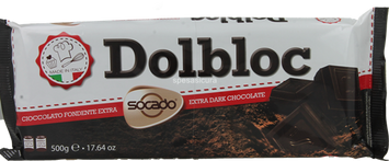 Шоколад Socado 500г Dolbloc чорний (ящ/12шт) ЦБ-00001859 фото