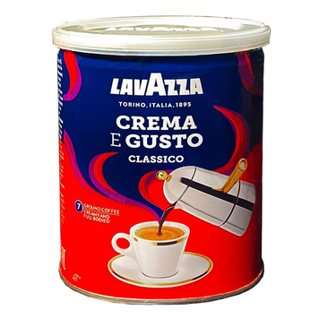Кава мелена Lavazza ж\б 250г Crema e Gusto (уп/12шт) 00-00002408 фото