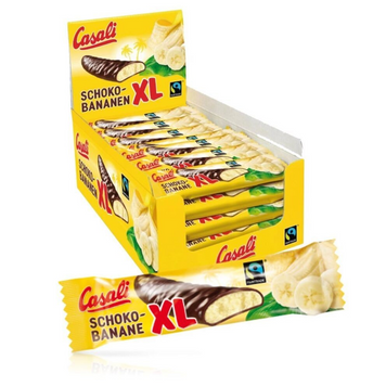 Суфле Casali 770г Banan XL-22г (блок-35шт) в шоколаді (ящ/6шт) ЦБ-00001130 фото
