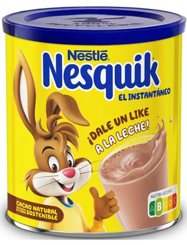 Какао Nesquik 390г ж\б (б\глютену) (ящ/12шт) ЦБ-00000249 фото