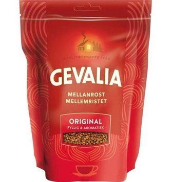 Кава Розчинна GEVALIA 200г Original MellanRost (пакет) (8711000538050) 00-00002613 фото