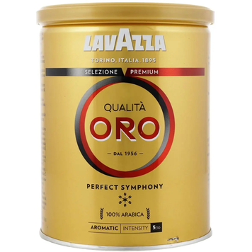 Кава мелена Lavazza ж\б 250г ORO (ЗОЛОТО) Qualita (уп/12шт) 00-00002572 фото