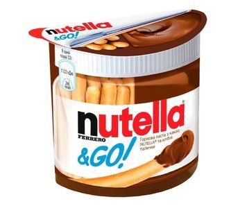 Нутелла 52г Nutella & Go з Хлібними Паличками (80050100) ЦБ-00000746 фото