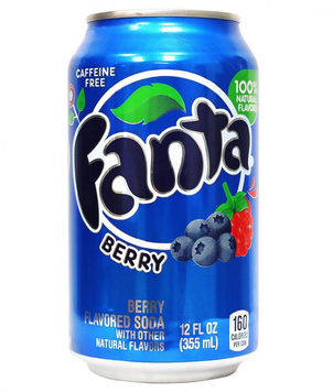 Fanta ж/б 355мл Berry -Лісові ягоди (049000067729) (уп/12шт) ЦБ-00001753 фото