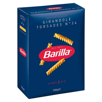Barilla Макарони \34 500г Girandole Torsades (Спіральки) (ящ/12шт) 00-00001541 фото