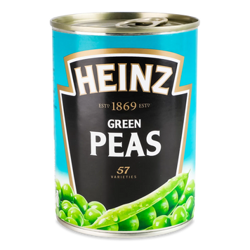 Горошок Heinz 400г ж\б зелений (уп/20шт) 00-00005413 фото