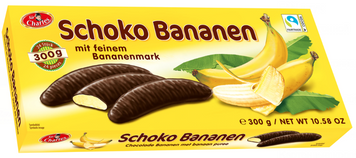Суфле Schoko Bananen 300г (Sir Charles) (ящ/15шт) 00-00001903 фото