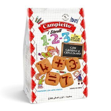 Печиво Campiello Biscotti 1-2-3 300г (8000590142007) 00-00010728 фото