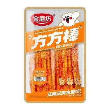 Снек Латяо Big LaTiao 120г Grilled Chicken Flavor зі смаком м'яса гриль (6925678105304) 00-00009961 фото