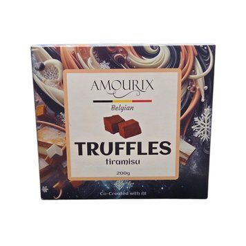 Цукерки Amourix 200г Tiramisu трюфель 00-00009522 фото