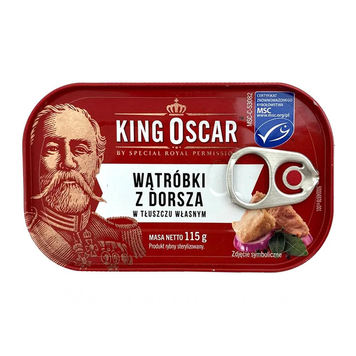 Печінка тріски King Oscar 115г ЦБ-00001889 фото