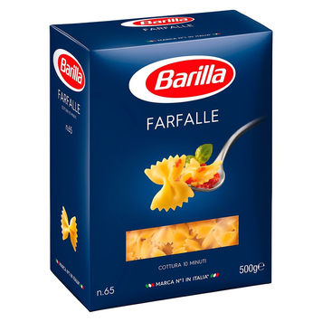 Barilla Макарони \65 500г Farfalle (Метелики) (ящ/12шт) 00-00001502 фото