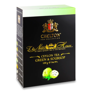 Чай (Noble House) Chelton 100г зел. САУСЕП -Green&Soursop (4791038601913) ЦБ-00000943 фото