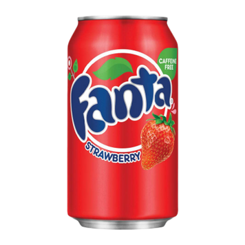 Fanta ж/б 355мл Strawberry -Полуниця (уп/12шт) ЦБ-00000693 фото