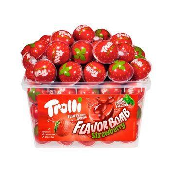 Trolli Flavor Bomb -Strawberry :6841: (банка/85шт) (ящ/6шт) 00-00008847 фото