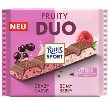 Шоколад Ritter Sport Duo 218г 00-00008805 фото