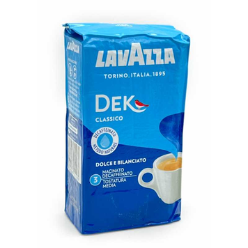 Кава мелена Lavazza Dek (без кофеїну) 250г (синій) (8000070011281) 00-00002483 фото