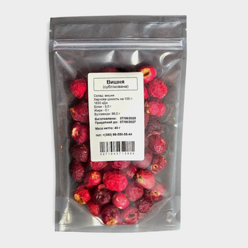 Сублімовані ф-ти ВИШНЯ ціла Cherry whole 40г 00-00009256 фото