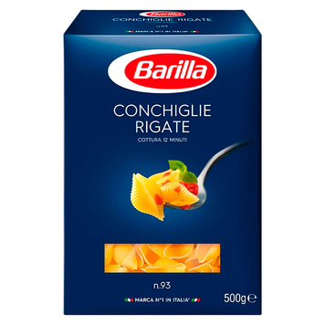 Barilla Макарони \93 500г Conchiglie Rigate (Мушля) (8076802085936) 00-00001632 фото