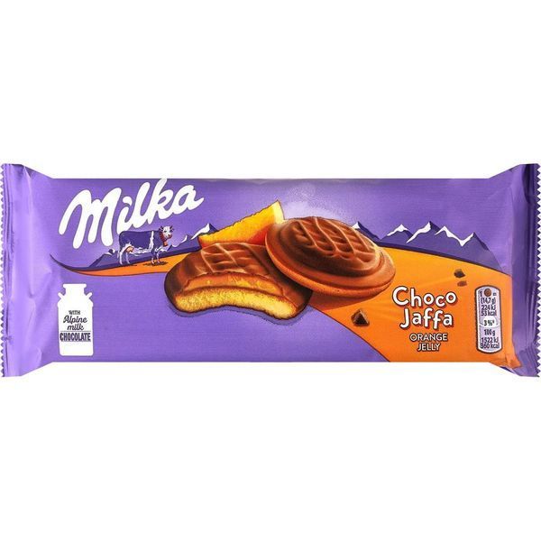 Печиво Milka 147г (Jaffa) АПЕЛЬСИН Choco Dessert (ящ/24шт) 00-00004123 фото