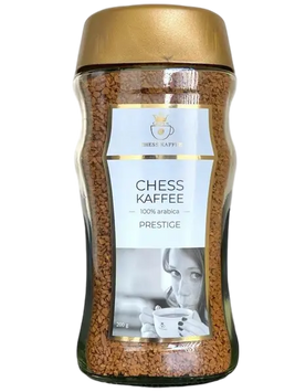 Кава Розчинна Chess Kaffe 200г Prestige (скло) (4260623231151) ЦБ-00001519 фото
