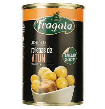 Оливки Fragata 300г (ж\б) з Анчоусами (8410134009527) 00-00008509 фото