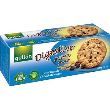 Печиво Gullon Digestive 425г Avena Choco (8410376026962) (15) 00-00004082 фото
