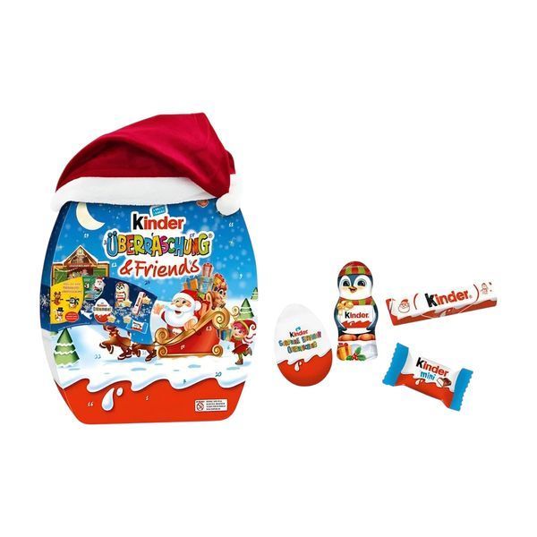 Адвент-календар Kinder 370г Uberraschung & Friends (Шапка) (8000500426876) 00-00008053 фото