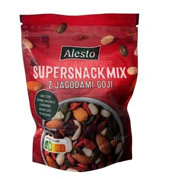 Alesto Суміш горіхів 150г Supersnack mix з Ягодами Годжі 00-00008445 фото