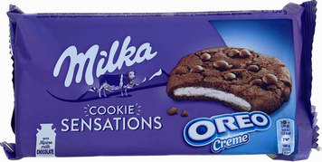 Печиво Milka 156г Sensations Oreo Creme (7622202265884) ЦБ-00001955 фото