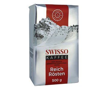 Кава мелена Swisso 500г Reich Rosten (ящ/12шт) 00-00008894 фото