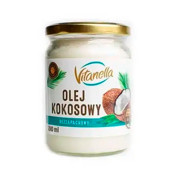 Олія Кокосова Vitanella 500г (12) 00-00001091 фото