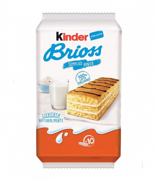 Kinder Бісквіт 270г-290г Brioss -з молочною начинкою 00-00006317 фото