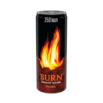 Енергетичний напій Burn Energy ж\б 250мл Original ЦБ-00000271 фото