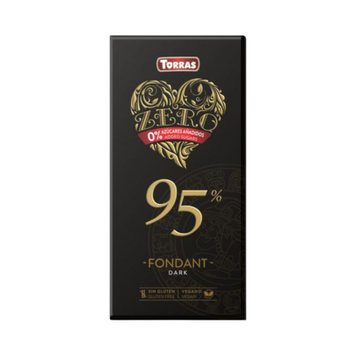 Шоколад Torras 100г \60 чор. 95% (б\цукру) (8410342007063) 00-00001258 фото