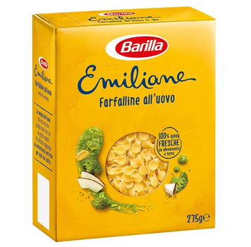 Barilla Макарони Emiliane 275г Farfaline -з яйцем (малі Метелики) (ящ/24шт) 00-00001572 фото